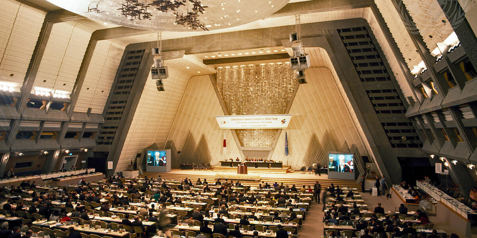 The 1997 UN climate change conference in Kyoto | UN Photo/Frank Leather