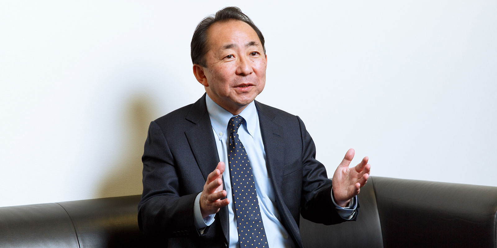 Japan Bosai Platform president Hiro Nishiguchi | Keisuke Tanigawa